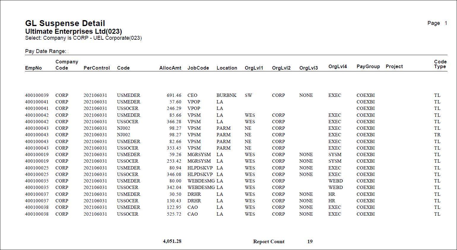 General Ledger Overview 7258