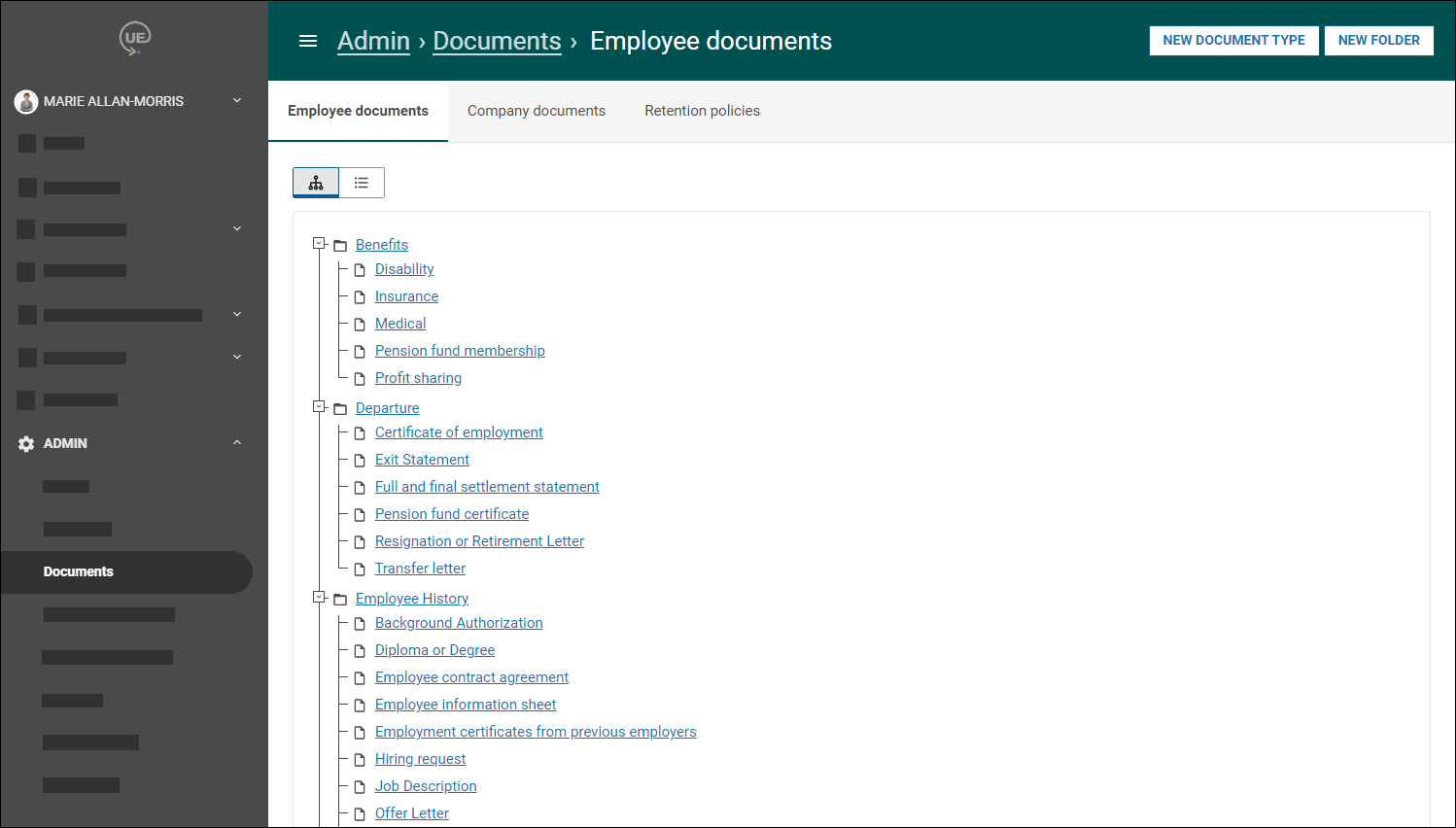 Image depicting document tree as described in the preceding paragraph.