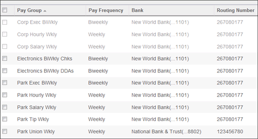 Managing Consolidated Direct Deposit Files for Multiple Pay Groups