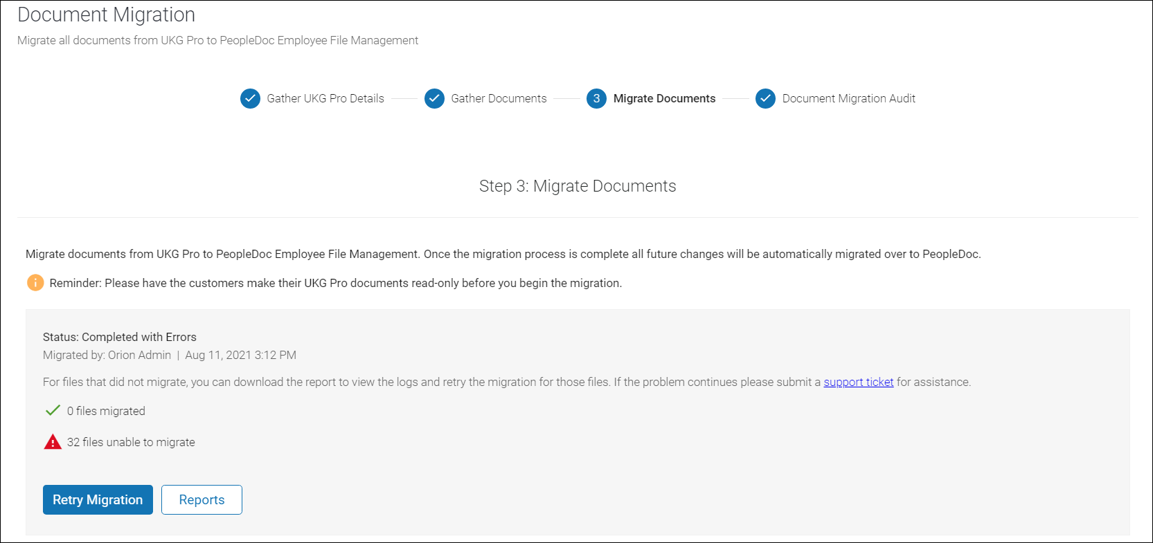 Migrate Documents