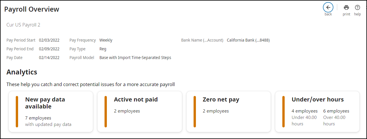 Shows the New Pay Data Available Notification