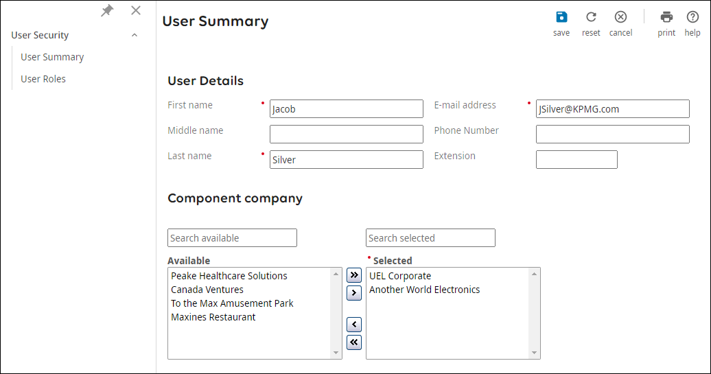 Guest User Summary Edit