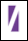 Barra púrpura con una línea blanca diagonal
