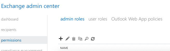 Adding a new admin role in the Office 365 Admin Center